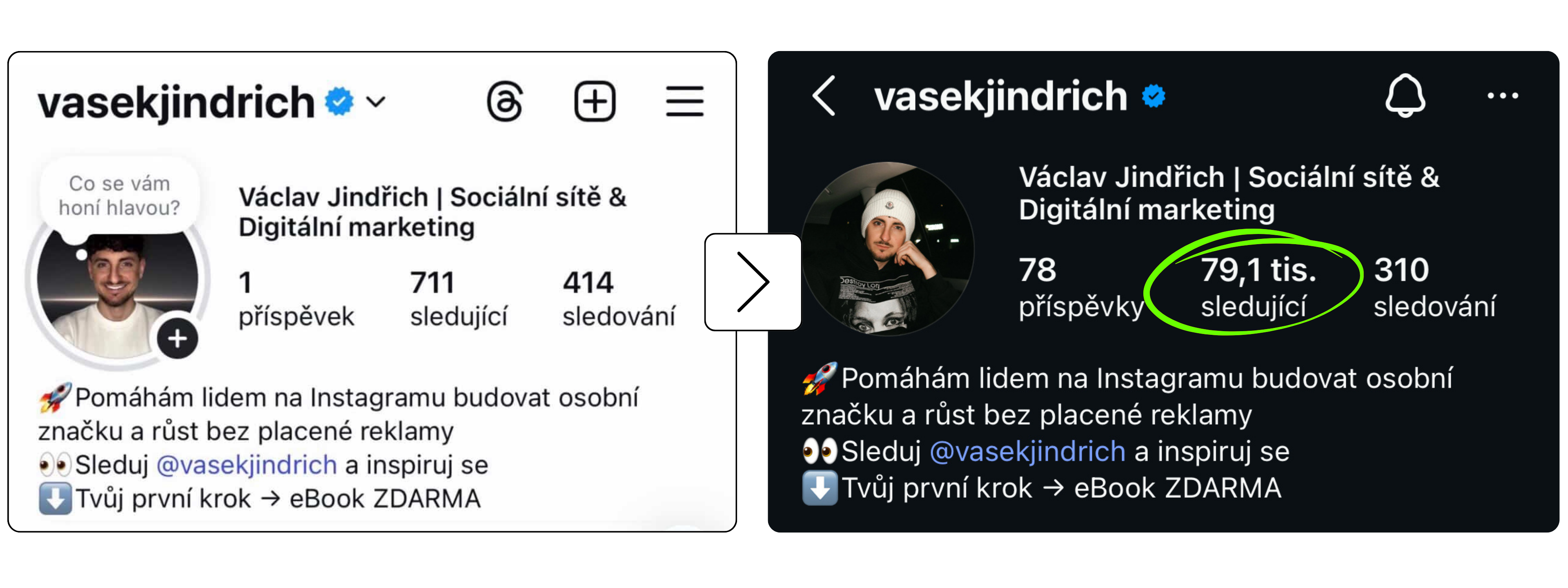 Výsledek klienta 1